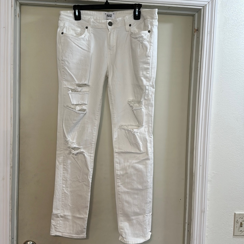 Paige Jimmy Jimmy skinny size 29, white